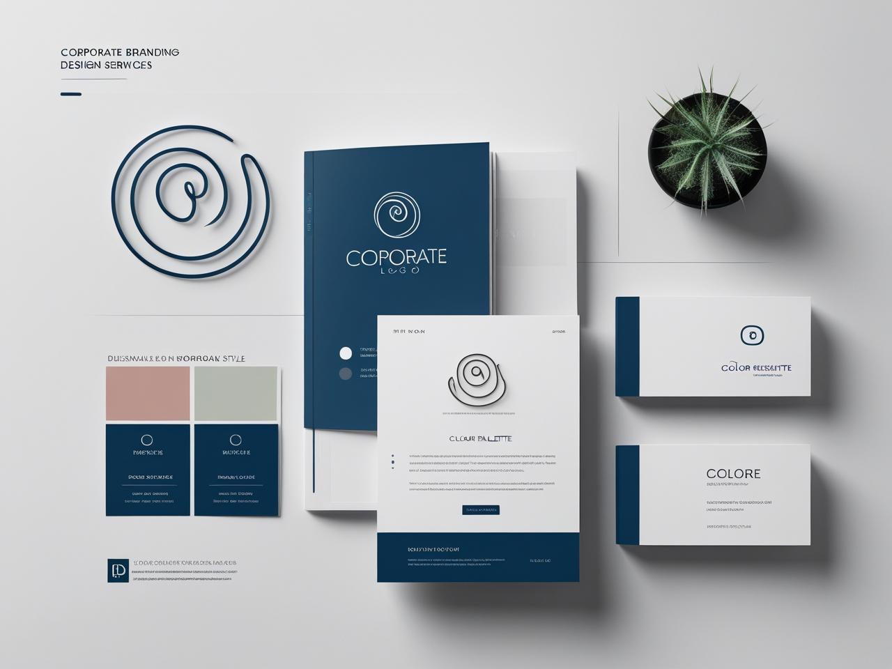 An image for website showcasing corporate branding design services